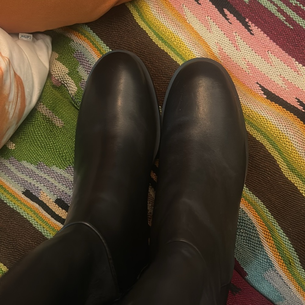Stuart Weissman  beautiful Blk leatherTall  Boots Size 10  BRAND NEW $750 New 🌸 - Picture 11 of 12